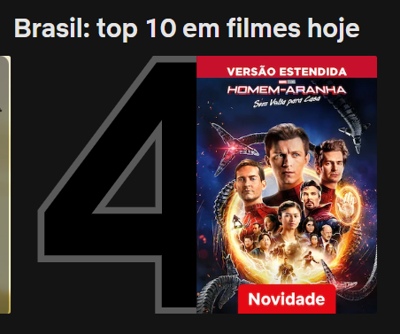 homem-aranha top 10 netflix