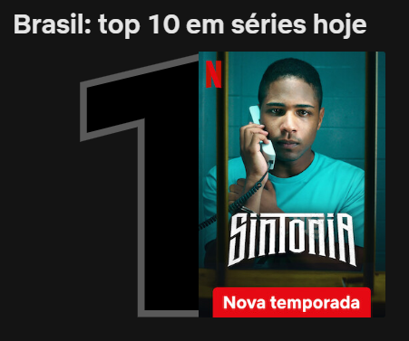 sintonia top 10 netflix